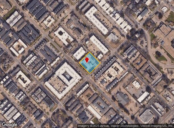  1910 Bennett Ave, Dallas, TX Parcel Map