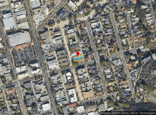  7509 Herschel Ave, La Jolla, CA Parcel Map