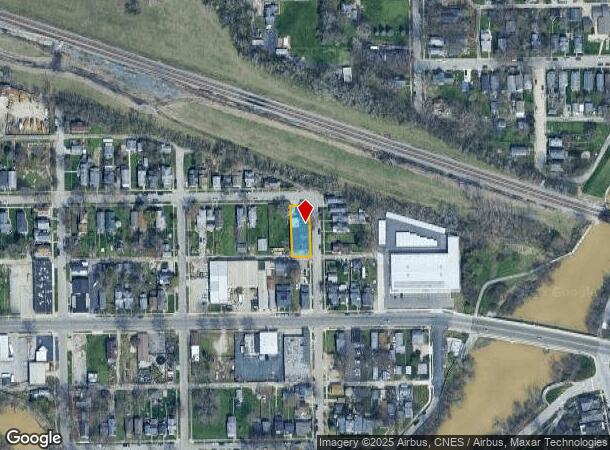  625 Cherry St, Fort Wayne, IN Parcel Map