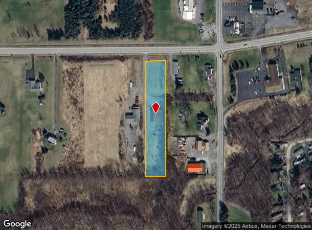 8985 Main St, Honeoye, NY Parcel Map