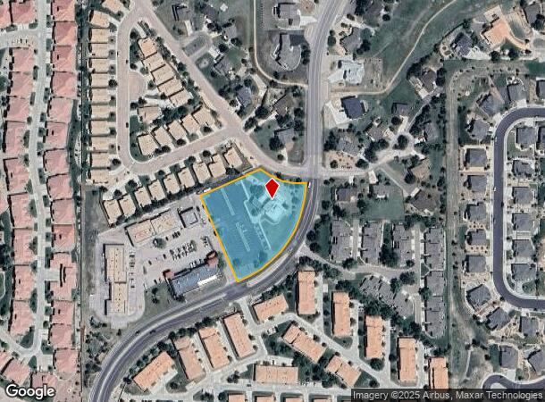 13990 Gleneagle Dr, Colorado Springs, CO Parcel Map