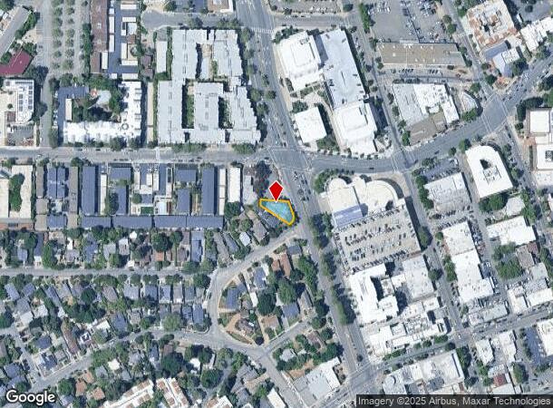  1601 N California Blvd, Walnut Creek, CA Parcel Map