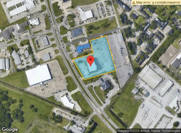  1340 W Tunnel Blvd, Houma, LA Parcel Map