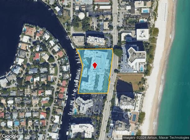  1333 S Ocean Blvd, Pompano Beach, FL Parcel Map