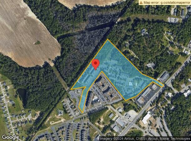  100 Woodland Dr, Statesboro, GA Parcel Map