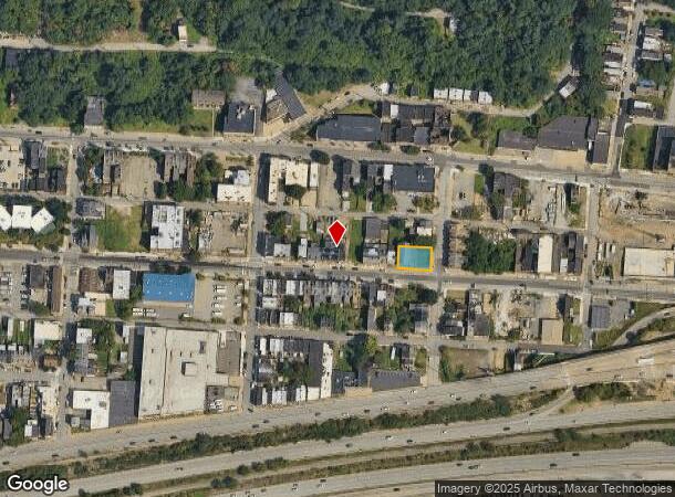  2037 Forbes Ave, Pittsburgh, PA Parcel Map