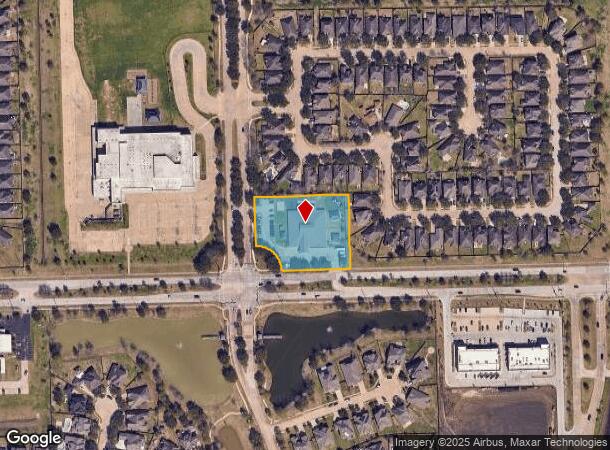 12015 Broadway St, Pearland, TX Parcel Map
