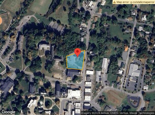  105 N Main St, Mars Hill, NC Parcel Map