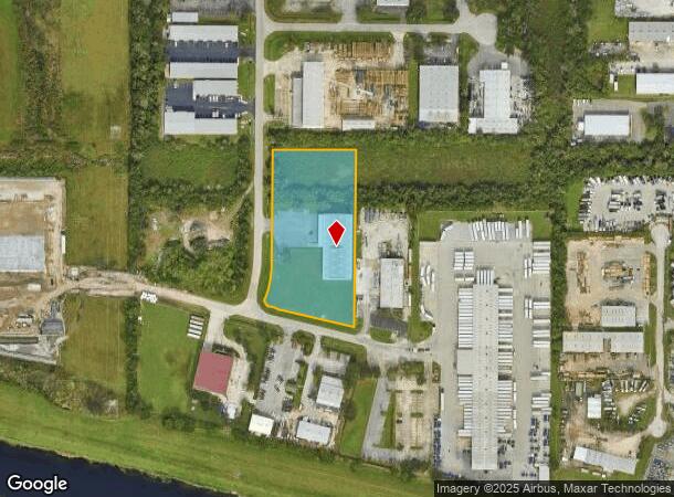 7601 Industrial Ln, Temple Terrace, FL Parcel Map