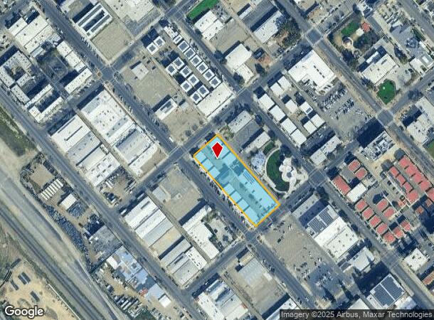  1636 Broadway St, Fresno, CA Parcel Map