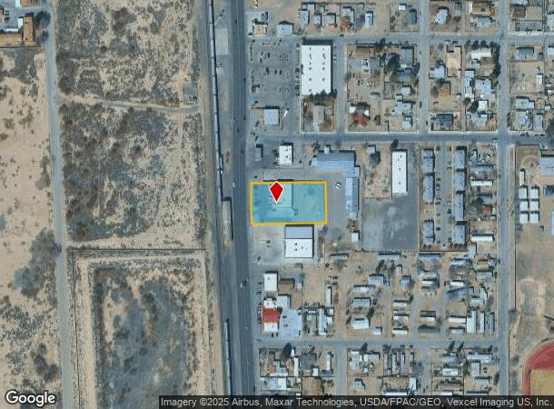 607 Main St, Anthony, TX Parcel Map