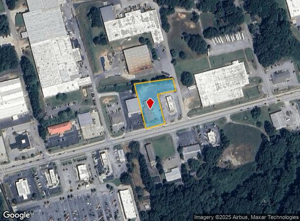  1102 W Spring St, Monroe, GA Parcel Map