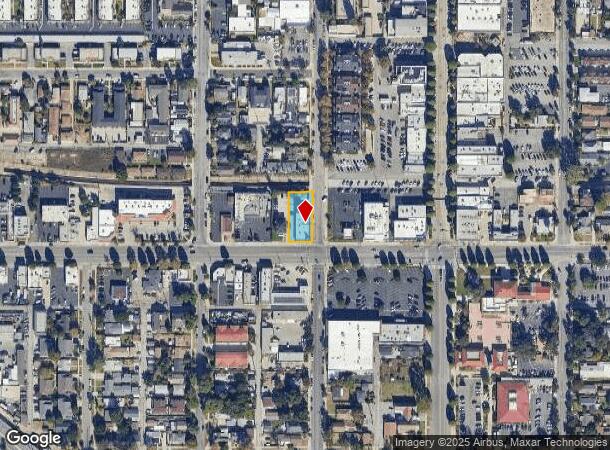 201 W Foothill Blvd, Glendora, CA Parcel Map