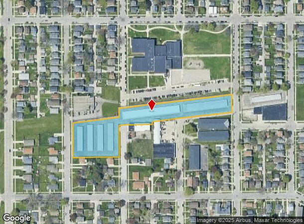 1744 Grange Ave, Racine, WI Parcel Map