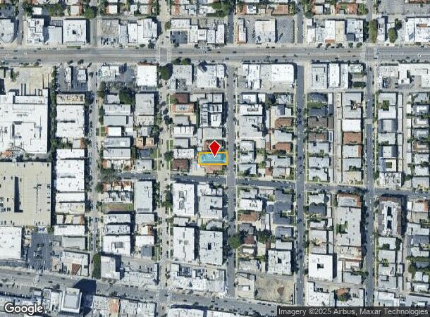  107 N Kings Rd, Los Angeles, CA Parcel Map