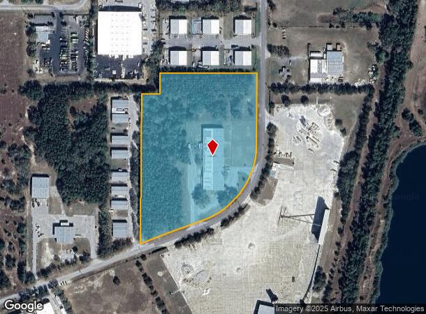  28415 Lake Industrial Blvd, Tavares, FL Parcel Map