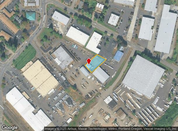 8254 Sw Hunziker Rd, Portland, OR Parcel Map