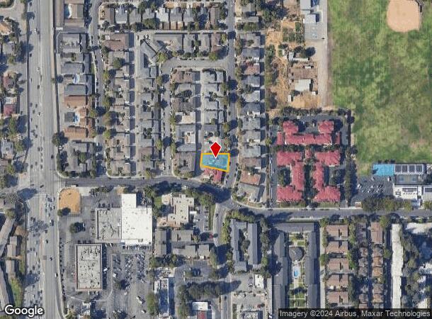  858 Bing Dr, Santa Clara, CA Parcel Map