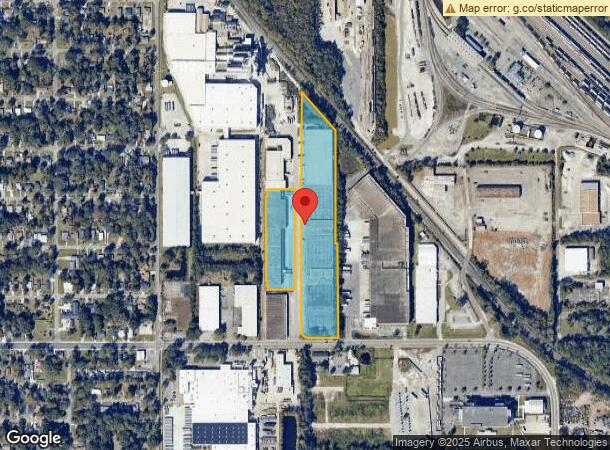  1507 Industrial Blvd, Jacksonville, FL Parcel Map