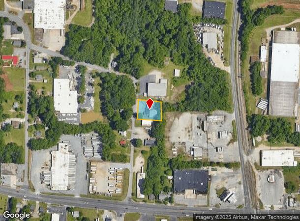 2107 Shore St, High Point, NC Parcel Map