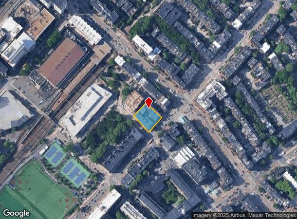  599 Columbus Ave, Boston, MA Parcel Map