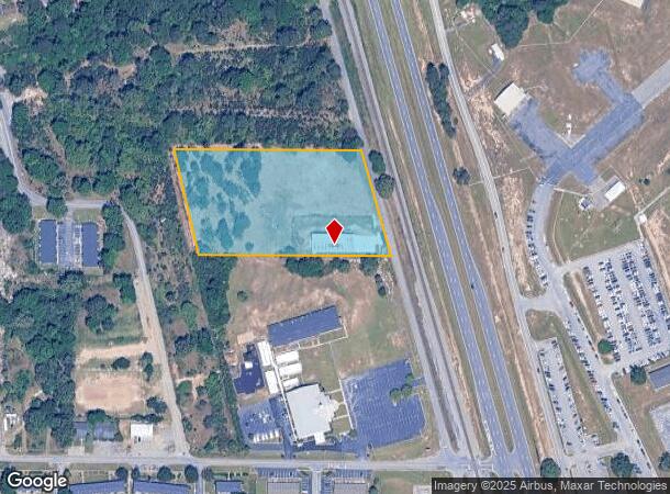  651 Walnut St, Warner Robins, GA Parcel Map