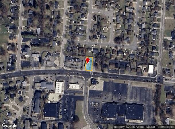 1031 E 2Nd St, Franklin, OH Parcel Map