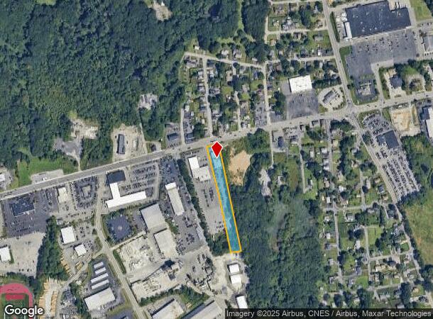  13 Taunton Ave, Seekonk, MA Parcel Map