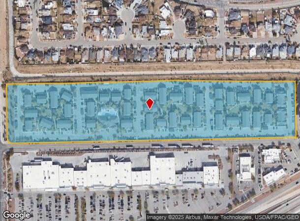  4649 Loma Del Sur Dr, El Paso, TX Parcel Map