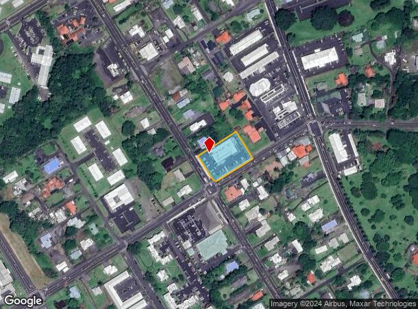  1339 Kinoole St, Hilo, HI Parcel Map