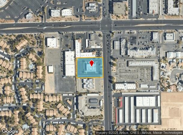  4141 S Pecos Rd, Las Vegas, NV Parcel Map