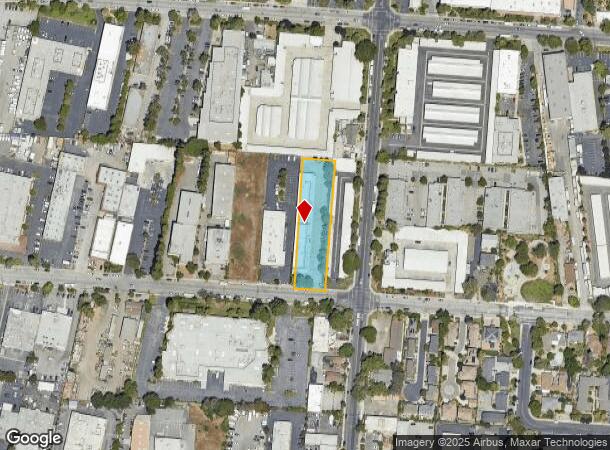  2400 Wyandotte St, Mountain View, CA Parcel Map