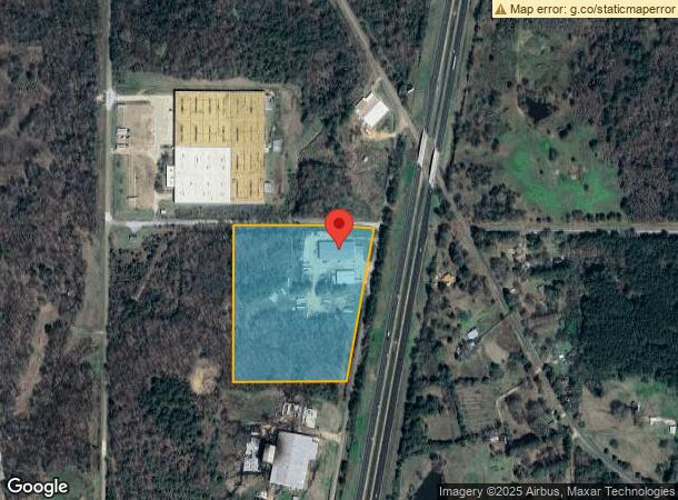  2739 S Frontage Rd, Sardis, MS Parcel Map