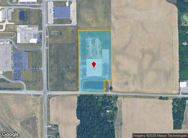 1400 W Fuson Rd, Muncie, IN Parcel Map
