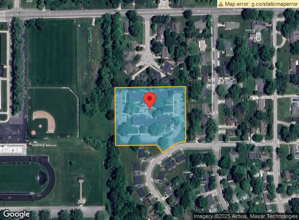  890 Ridgewood Dr, Plainfield, IN Parcel Map