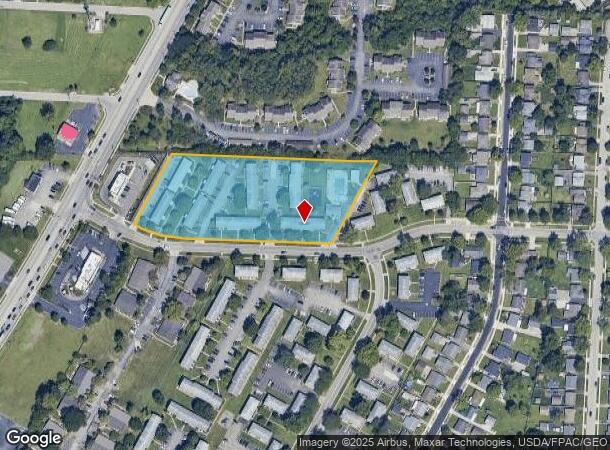  2896 Parlin Dr, Grove City, OH Parcel Map