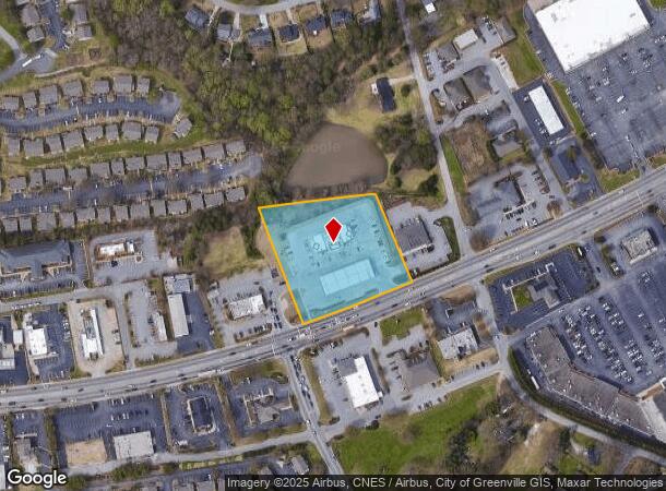 304 W Butler Rd, Mauldin, SC Parcel Map