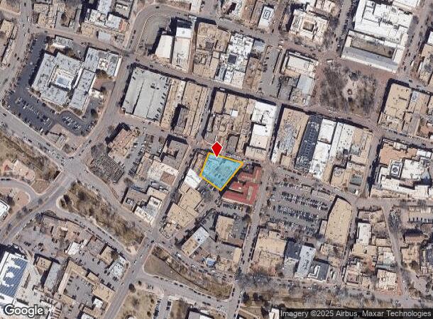  132 W Water St, Santa Fe, NM Parcel Map