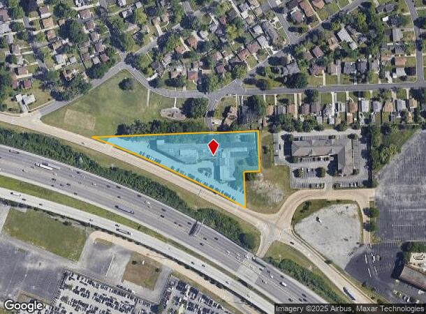  4600 Frontage Rd, Hillside, IL Parcel Map