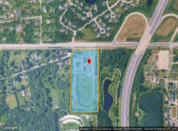  14595 W Rockland Rd, Libertyville, IL Parcel Map