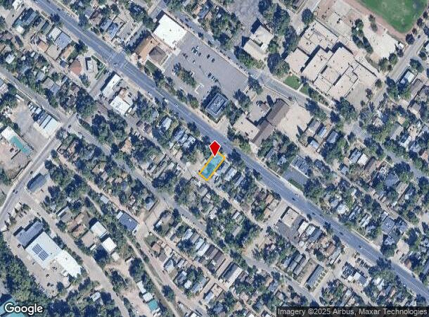  1923 W Colorado Ave, Colorado Springs, CO Parcel Map