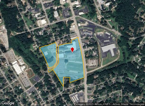  510 S Pendleton St, Easley, SC Parcel Map