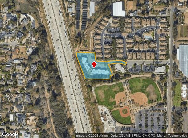  489 Saxony Pl, Encinitas, CA Parcel Map