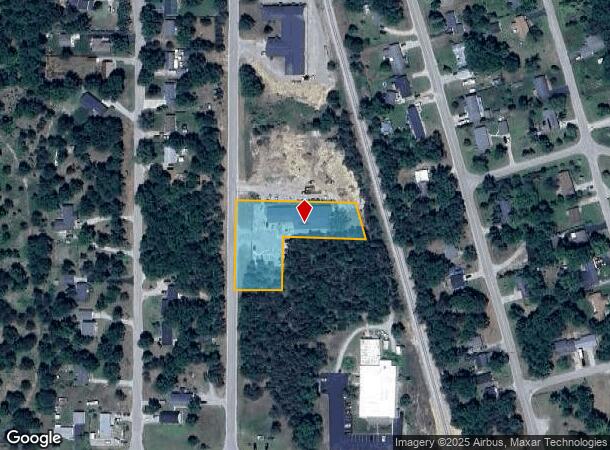 4554 Industrial Row, Oscoda, MI Parcel Map