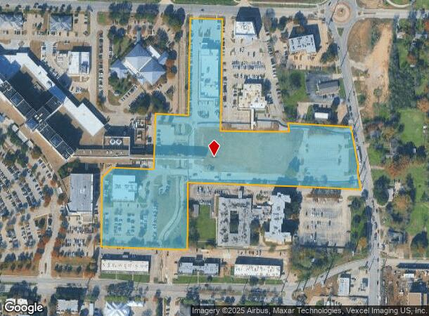 209 N Bonnie Brae St, Denton, TX Parcel Map