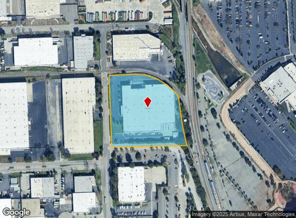  1860 S Acacia Ave, Compton, CA Parcel Map