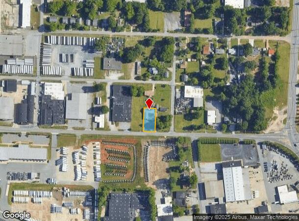 1408 Trinity Ave, High Point, NC Parcel Map