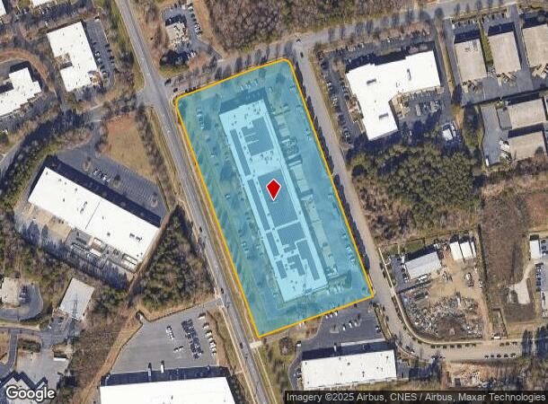  900 Center Park Dr, Charlotte, NC Parcel Map