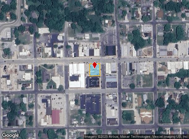  206 W Main St, Staunton, IL Parcel Map