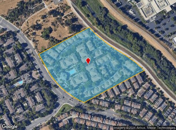  4501 Carlyle Ct, Santa Clara, CA Parcel Map